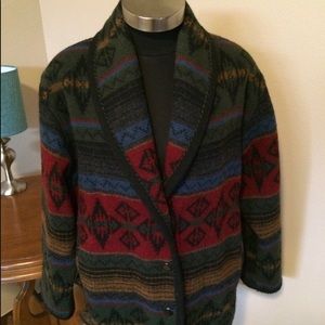 Vintage Woolrich Wool Blanket Coat